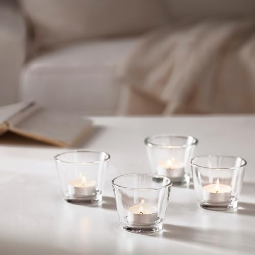 Alternative view of Tealight mumluk, cam, gıda servisi için kullanılabilir