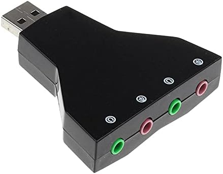 4931 7.1 7 Kanal Mikrofon Destekli Çift Girişli Çevirici Harici USB Ses Kartı