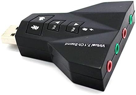 Alternative view of 4931 7.1 7 Kanal Mikrofon Destekli Çift Girişli Çevirici Harici USB Ses Kartı