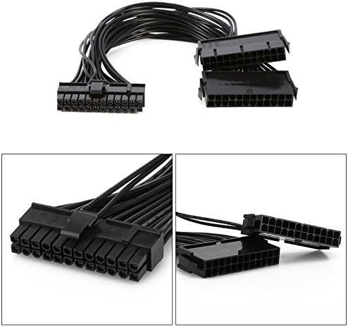 5145 24 Pin Atx Dual Psu Çoklayıcı Adaptör Anakart Mining Kablosu