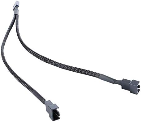 5025 Fan Çoklayıcı Y PWM 4 pin Splitter Çoklayıcı Switch Kablosu