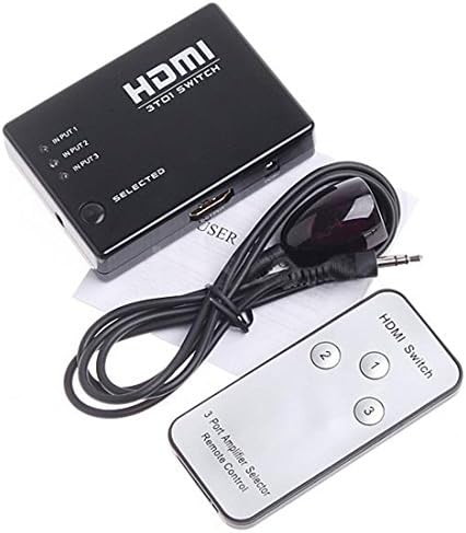 Al-4678 3 Port HDMI Çoklayıcı Çoğaltıcı Kumandalı