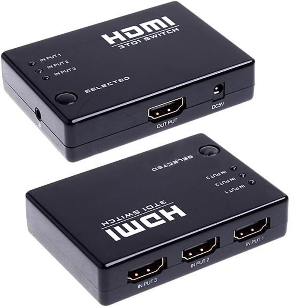 Alternative view of Al-4678 3 Port HDMI Çoklayıcı Çoğaltıcı Kumandalı