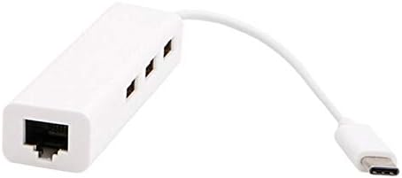 Alternative view of Al-4693 USB 3.1 Type C Hub Ethernet Çevirici Dönüştürücü Adaptör, ‎34 x 17 x 4.2 cm, USB/Type-C