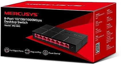 MS108G, 8-Port 10/100/1,000 Mbps Masaüstü Switch