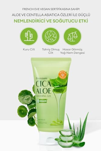Alternative view of %95 Cica Aloe Kompleksi İçeren Nemlendirici Jel 300ml Premium Cica Aloe Soothing Gel