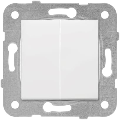 Alternative view of /Meridian Beyaz Dual Anahtar Mekanizma ve Düğme/Kapak