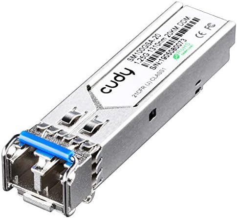 Alternative view of Cudy SM100GSA-20 1,25Gb/sn,1310nm FP, SM, 20km,12,5dB Endüstriyel SFP Modül Metal Switch