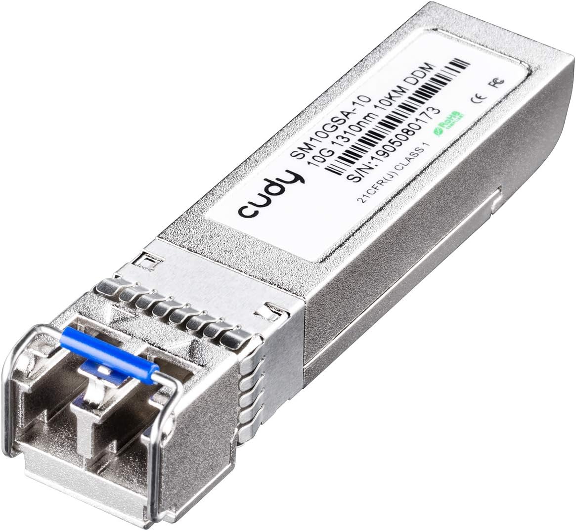 Alternative view of Cudy SM10GSA-10 SFP+,10Gbps,LC SMF,10KM 1310nm Endüstriyel SFP+ Modül Metal Switch