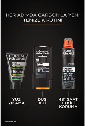 Men Expert Pure Charcoal Cilt Problemlerine Karşı Savaşan Yüz Yıkama Jeli 100 ml