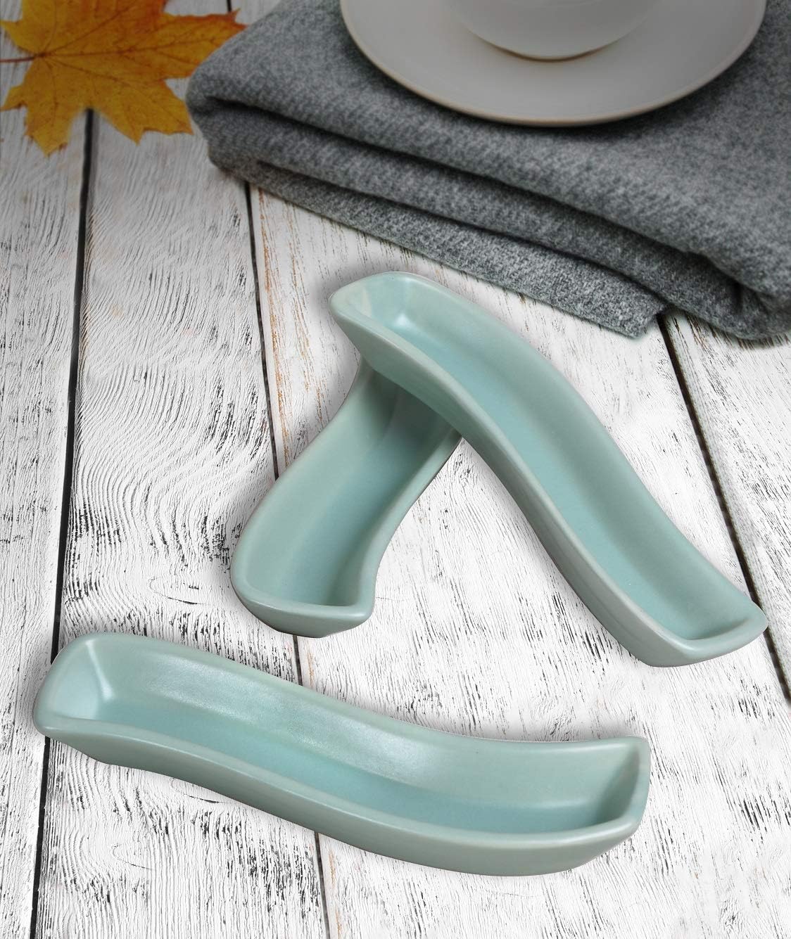 Mat Açık Yeşil İvory Zeytinlik 18 Cm 3 Adet