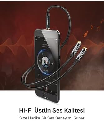 Alternative view of 3.5mm 2'li Aux Kulaklık Çoklayıcı, Siyah