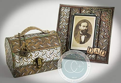 Consortium Çift Taraflı Kağıt Ped 12"X12" 30/Pkg-Metal Dokular, 20 Tasarım, Çoklu