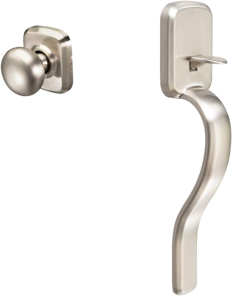 Alternative view of Security D7806N36N01 Ridgefield Interior Knob, Satin Nickel Passage Handleset