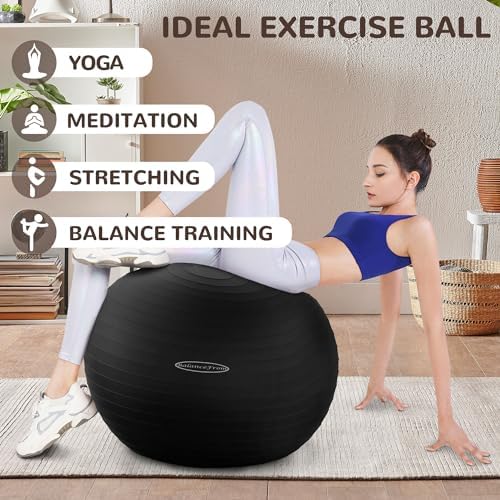 Alternative view of BalanceFrom Anti-Burst and Slip Resistant Exercise Ball Yoga Ball Fitness Ball Birthing Ball with Pump, 2,000-Pound Capacity