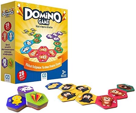 Ca Games Domino Eğlenceli Aile Oyunu 28 Kart 3 Yaş+