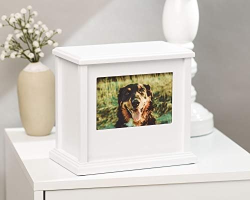 Alternative view of 89050 Hatıra Kutusu, Köpek veya Kediler için, Kişiselleştirilebilir, Beyaz