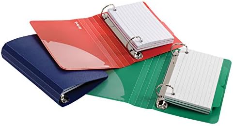 Alternative view of Bölücülü İndeks Kart Klasörü, 7,62 cm x 12,7 cm, Renk Değişebilir, 50 Kart, 1 Klasör (73570), Çeşitli (Mavi, Yeşil, Kırmızı)