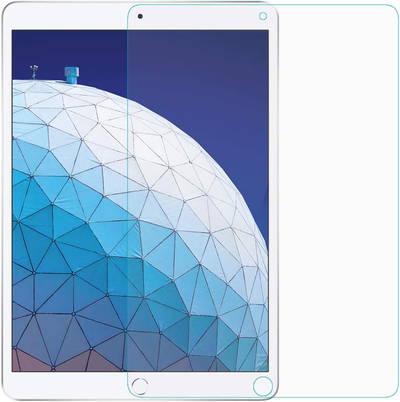 iPad Air 3 10.5'' 2019 (A2152-A2123-A2153-A2154) Temperli Cam Ekran koruyucu [iPad Air 3 10.5 ile Uyumlu Ekran Koruyucu - Şeffaf]