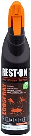 Rest-on Eco-spray, Hamamböceği, Haşere, Karınca, Sivrisinek, Kene İlacı Sprey 400 ml