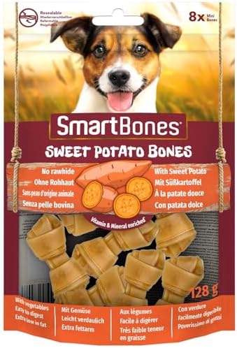 SmartBones Tavuklu Tatlı Patatesli Mini Düğüm Kemik 8'li 128gr