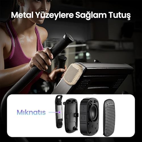 Alternative view of Clip 5W Klipsli Su Geçirmez Taşınabilir Mini Bluetooth Hoparlör Bej
