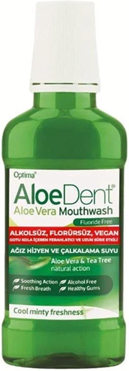 Aloe Dent Alkolsüz ve Florürsüz Ağız Kokusu Önleyici Doğal Ağız Bakım Suyu - 250 ml
