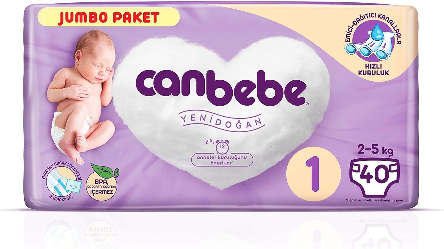 Alternative view of Baby Diapers PNM Newborn 40 Yeni Doğan Bebek Bezi