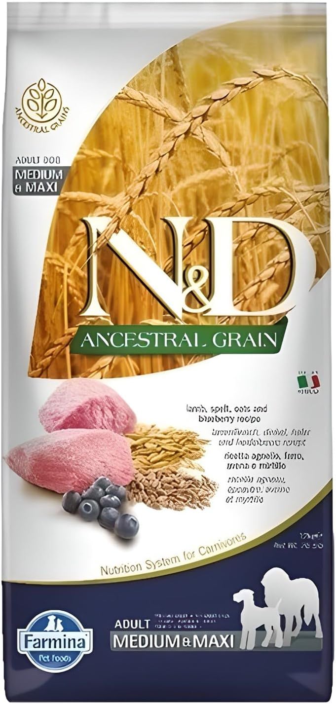 Alternative view of ND Düşük Tahıllı Kuzulu Medium Maxi Yetişkin Köpek Maması 12 Kg