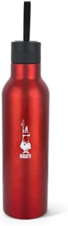 - Termal Şişe - 500mL - Kırmızı Renk - Paslanmaz Çelik - Çift Katmanlı - 12 Saat 24 Saat Soğuk Tutar - Hava Geçirmez Vidalı Kapak Özelliği - Özel Silikon Conta Sayesinde Sızdırmaz Şişe