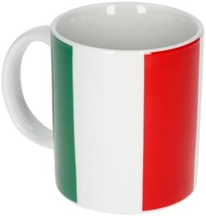 Alternative view of - Kupa - Mug Tricolore Istituzionale - 250mL - Porselen