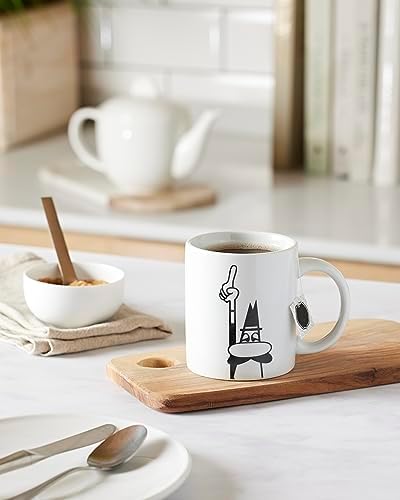 - Kupa - Mug - 250mL - İkonik Bıyıklı Adam Desenli - Porselen