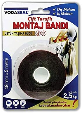 Montaj Bandı, Gri 19MMX5MT