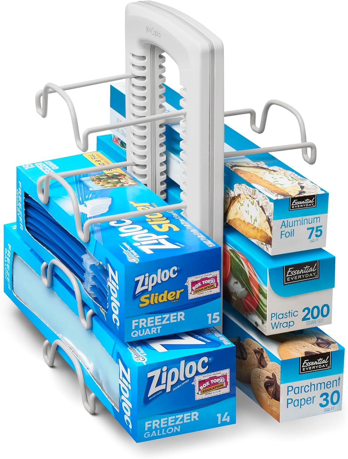 50173 WrapStand Kitchen Wrap Box Düzenleyici, Tek Boy, New Caddy