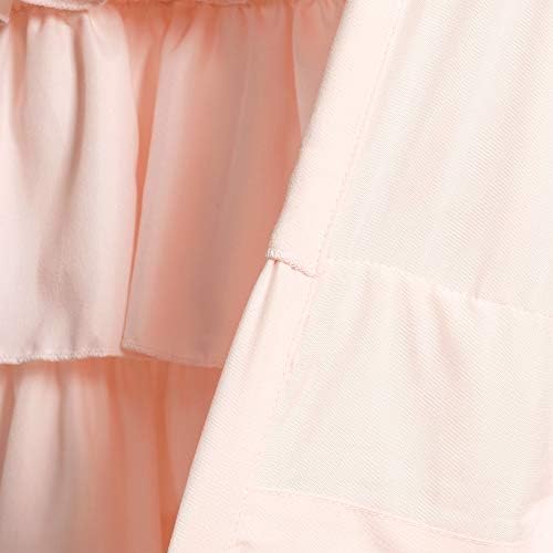 Lush, Blush Belle Valance Shabby Style Curtain, 18" x 84