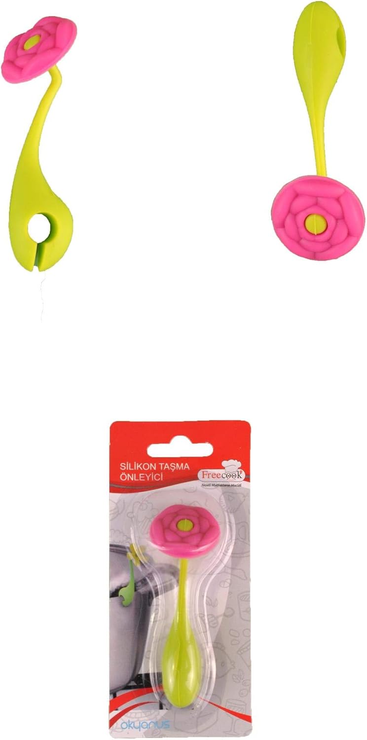 ® Çiçek Tasarımlı Silikon Çorba, Süt Taşma Önleyici Aparat