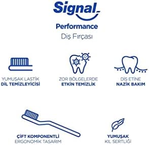 Signal Performans Etkin Diş Temizliği 2+1 Orta Diş Fırçası