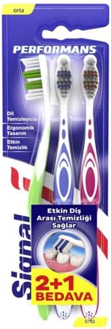 Alternative view of Signal Performans Etkin Diş Temizliği 2+1 Orta Diş Fırçası