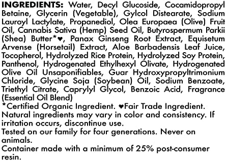 Alternative view of SHEA NEM Kenevir Sativa Kenevir Tohumu Yağı Gül Boyu Şampuan Üniseks, 12,98 Fl Oz (1'li Paket)