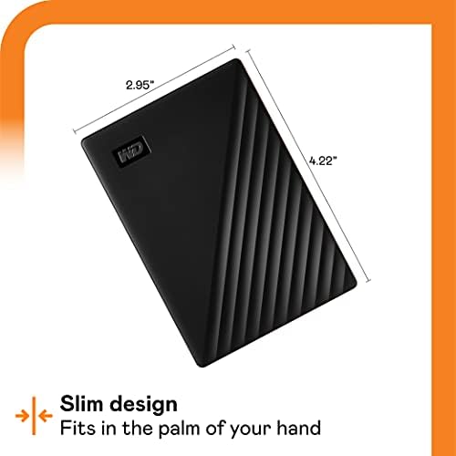 WD My 2 TB Passport Taşınabilir Harici Hard Disk, Siyah