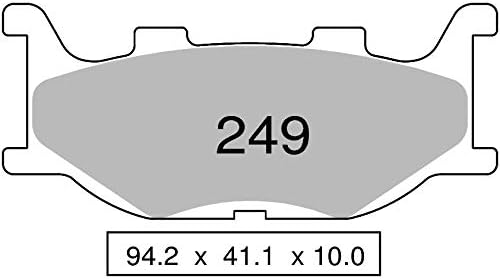 2P-249NS Yarı Metalik Motosiklet Fren Balatası
