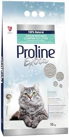 Alternative view of Proline Sodıum Bentonite Gri Bentonit Topaklaşan Kedi Kumu 10 L