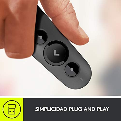 Alternative view of R500s sunucu, lazer sınıfı 1, Bluetooth ve USB için, evrensel uyumlu, 20 metre menzil, yapılandırılabilir, 12 ay çalışma süresine sahip akıllı pil kullanımı, koyu gri