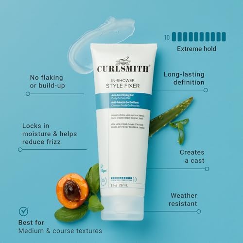 Alternative view of Curlsmith - Duş İçi Stil Sabitleyici - Kuru, Dalgalı, Kıvırcık veya Kıvrımlı Saçlar için Vegan Extreme Hold Şekillendirici Jel (8 oz)