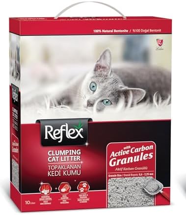 Alternative view of Reflex Aktif Karbon Granüllü Topaklanan Kedi Kumu 10 Lt