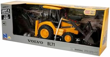 1:18 BL71 Sesli ve Işıklı Kazıcı - Yükleyici Model Araç