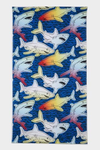 Erkek Çocuk Baskılı Plaj Havlusu Lacivert 70x130 cm, E5398A825SM