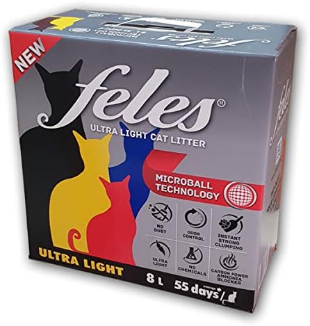 Alternative view of FELES Ultra Hafif Tozsuz Kedi Kumu 8 L