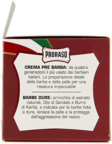 Alternative view of Proraso Red Pre-shaving Cream Tıraş Öncesi Krem 100ml 8004395009022