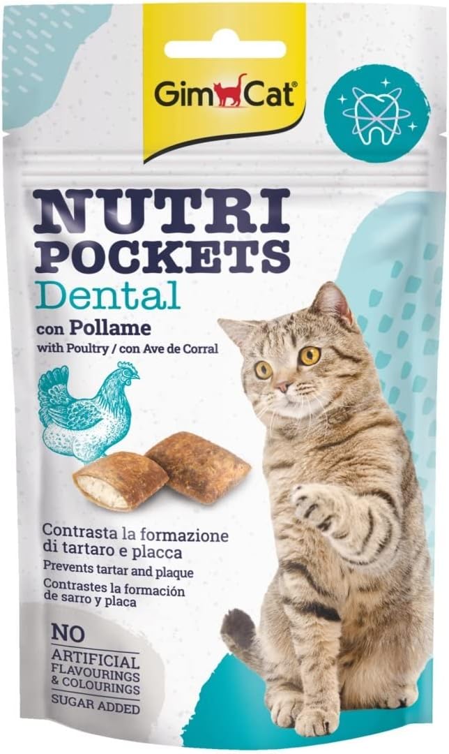 Alternative view of GimCat Nutripockets Kedi Ödülü Dental 60 gr